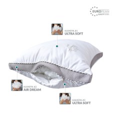 Подушка для сну Classica Soft 3D трикамерна з аналогом лебединого пуха ТМ IDEIA 50 x 70 см лебеді Подушка для сну Classica Soft 3D трикамерна з аналогом лебединого пуха ТМ IDEIA 50 x 70 см лебеді