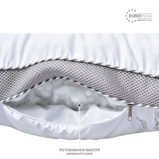 Подушка для сну Classica Soft 3D трикамерна з аналогом лебединого пуха ТМ IDEIA 50 x 70 см лебеді Подушка для сну Classica Soft 3D трикамерна з аналогом лебединого пуха ТМ IDEIA 50 x 70 см лебеді