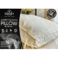 Подушка Slumbrio 45 x 65 см з подвійним кантом, штучний лебединий пух, ТМ Daisy