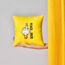Подушка декоративна 40 x 40... DUCK IDEIA бойовий гусак з вишивкою Подушка декоративна 40 x 40... DUCK IDEIA бойовий гусак з вишивкою