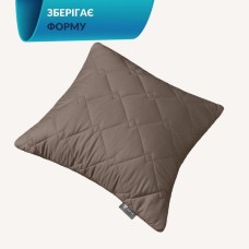 Подушка декоративна IDEIA CUBE, 45 x 45 см, гіпоалергенна, стьобана, шоколад