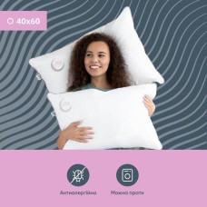 Подушка дитяча Sweet Moon ТM PAPAELLA 40 x 60 см аналог лебединого пуху біла