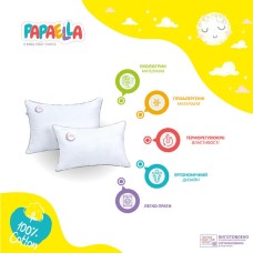 Подушка дитяча Sweet Moon ТM PAPAELLA 40 x 60 см аналог лебединого пуху біла