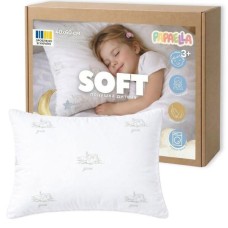 Подушка дитяча 40 x 60 см Soft PAPAELLA гіпоалергенна для дітей від 3 років, штучний пух