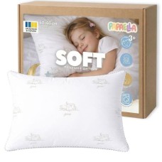 Подушка дитяча 40 x 60 см Soft PAPAELLA гіпоалергенна для дітей від 3 років, штучний пух
