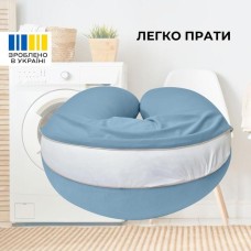 Подушка для сну та годування немовляти SeiDesign, 30 x 190 см, м’який трикотаж, наволочка з бавовни, колір м’ята