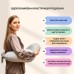 Подушка для годування диван 60 x 70 x 16 см бавовна антиалергенне волокно горошок сірий