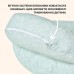 Подушка для годування 60 x 70 x 16 см, для зручності мами, блакитна з блискавкою, ТM IDEIA