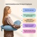Подушка для годування диван, 60 x 70 x 16 см, для зручності мами, з блискавкою, м’ятна, ТМ Sei Design