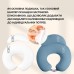 Подушка для годування диван, 60 x 70 x 16 см, для зручності мами, з блискавкою, м’ятна, ТМ Sei Design
