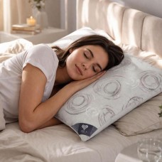 Подушка для сну 50 x 70 см пухова, 30% пух 70% перо, 100% бавовна, ТМ IDEIA