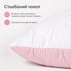 Подушка для сну 50 x 70 см. Soft Преміум, двостороння, аналог лебединого пуху, стьобана, ТМ IDEIA