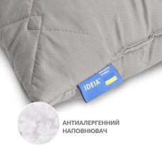 Подушка для сну та відпочинку CUBE TM IDEIA 40 x 140 cм св.сірий