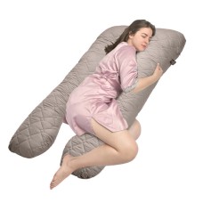 Подушка для сну та відпочинку СОНЯ 75 x 140 x 20 см беж