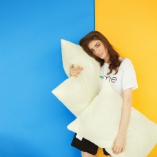 Подушка для сну ПОПКОРН ТМ IDEIA 50 x 70 см з кукурудзяним волокном