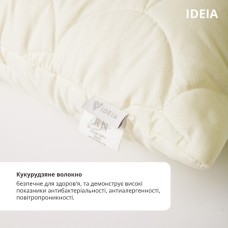Подушка для сну ПОПКОРН ТМ IDEIA 50 x 70 см з кукурудзяним волокном