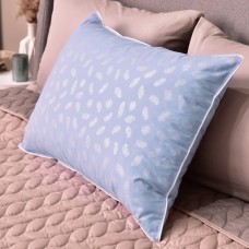 Подушка для сну пухова Natural 50% пух і 50% перо, бавовна ТМ IDEIA 50 x 70 см