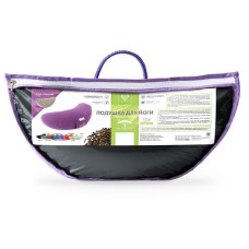 Подушка для йоги та медитації з гречаною лузгою ТМ IDEIA, 46 x 25 x 10 см чорний