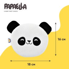Подушка грілка Обіймашка з насінням льону ТM PAPAELLA 18 x 18 см панда
