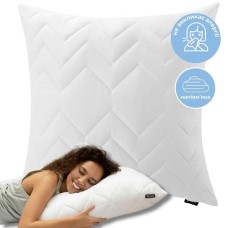 Подушка NORDIC COMFORT IDEIA 60 x 60 см чохол стьобаний антиалергенне волокно біла