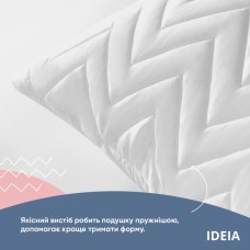 Подушка NORDIC COMFORT IDEIA 60 x 60 см чохол стьобаний антиалергенне волокно біла