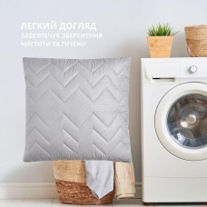 Подушка NORDIC COMFORT+ IDEIA 70 x 70 см чохол стьобаний з блискавкою антиалергенне волокно сіра Подушка NORDIC COMFORT+ IDEIA 70 x 70 см чохол стьобаний з блискавкою антиалергенне волокно сіра