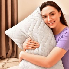 Подушка NORDIC COMFORT+ ТМ IDEIA 50 x 70 см на блискавці сірий перламутровий