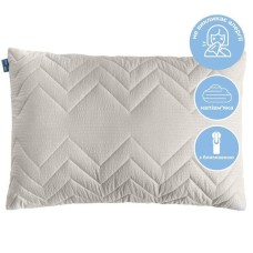 Подушка NORDIC COMFORT+ ТМ IDEIA 50 x 70 см на блискавці сірий перламутровий