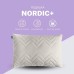 Подушка NORDIC COMFORT+ ТМ IDEIA 50 x 70 см на блискавці сірий перламутровий