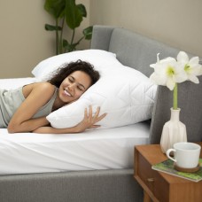 Подушка Nordic Comfort+, 70 x 70 см, антиалергенне волокно, на блискавці, біла, ТМ IDEIA