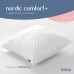 Подушка Nordic Comfort+, 70 x 70 см, антиалергенне волокно, на блискавці, біла, ТМ IDEIA