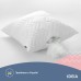 Подушка Nordic Comfort+, 70 x 70 см, антиалергенне волокно, на блискавці, біла, ТМ IDEIA
