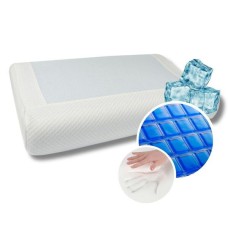 Подушка ортопедична CoolGel 60 x 40 x 11/9 см з охолоджуючим гелем та ефектом пам’яті, ТМ IDEIA