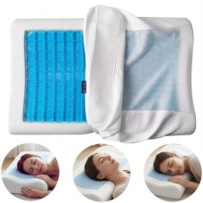 Подушка ортопедична CoolGel 60 x 40 x 11/9 см з охолоджуючим гелем та ефектом пам’яті, ТМ IDEIA