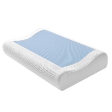 Подушка ортопедична CoolGel 60 x 40 x 11/9 см з охолоджуючим гелем та ефектом пам’яті, ТМ IDEIA