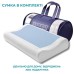 Подушка ортопедична CoolGel 60 x 40 x 11/9 см з охолоджуючим гелем та ефектом пам’яті, ТМ IDEIA