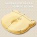 Подушка ортопедична дитяча BabyComfort 27 x 22 x 3 см, з ефектом пам’яті, сіра у формі ведмедика, ТМ PAPAELLA
