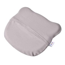Подушка ортопедична дитяча BabyComfort 27 x 22 x 3 см, з ефектом пам’яті, сіра у формі ведмедика, ТМ PAPAELLA