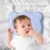 Подушка ортопедична дитяча BabyComfort 27 x 22 x 3 см, з ефектом пам’яті, блакитна у формі ведмедика, ТМ PAPAELLA