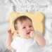 Подушка ортопедична дитяча BabyComfort 27 x 22 x 3 см, з ефектом пам’яті, жовта у формі ведмедика, ТМ PAPAELLA