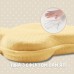 Подушка ортопедична дитяча BabyComfort 27 x 22 x 3 см, з ефектом пам’яті, жовта у формі ведмедика, ТМ PAPAELLA