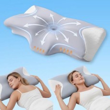 Подушка ортопедична ErgoSleep 61 x 34 x 12 см IDEIA анатомічна з ефектом памяті на боці, спині та животі, з наволочкою