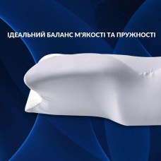 Подушка ортопедична ErgoSleep 61 x 34 x 12 см IDEIA анатомічна з ефектом памяті на боці, спині та животі, з наволочкою
