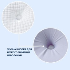 Подушка ортопедична ErgoSleep 61 x 34 x 12 см IDEIA анатомічна з ефектом памяті на боці, спині та животі, з наволочкою