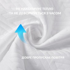 Подушка ортопедична NeckWave 60 x 40 x 11/9 см, анатомічна з ефектом пам’яті, ТМ IDEIA