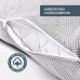 Подушка ортопедична з наволочкою для сну та відпочинку S-Form ТМ IDEIA 40 x 130 см антиалергенна з блискавкою