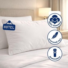 Подушка Premium Soft IDEIA, 50 x 70 см, штучний пух, з блискавкою, для готелів та дому