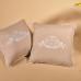 Подушка декоративна Роял з вишивкою ТМ IDEIA 45 x 45 см беж