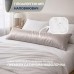 Подушка з наволочкою NORDIC+ 40 x 140 см., антиалергенна на блискавці, біло-сіра, ТМ IDEIA