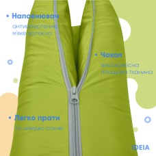 Подушка-трансформер для подорожей ТМ IDEIA 40 x 60 x 10 см салат